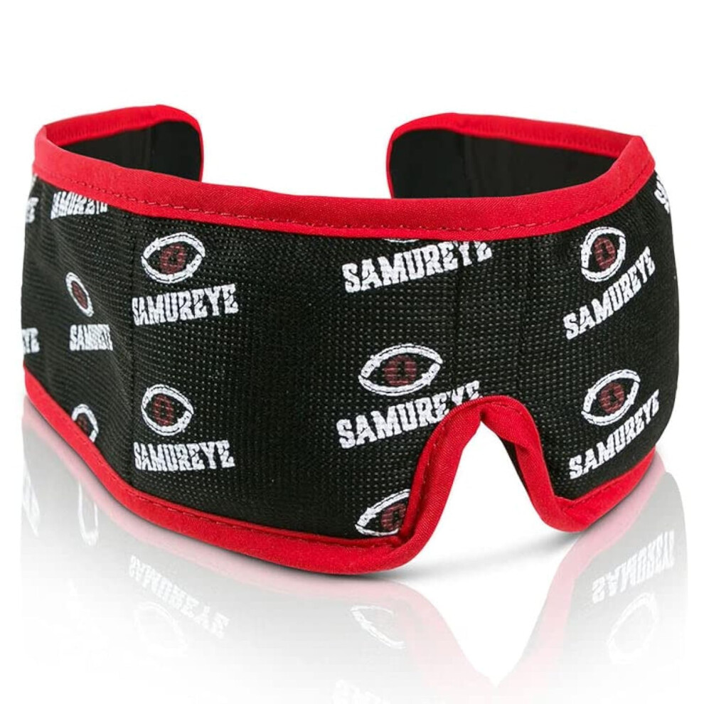 Bruder Samureye Gaming Enhancement Mask l Microwaveable moist heat mask l Improve gaming performance l Faster Reaction Times l Rejuvenates and Refresh