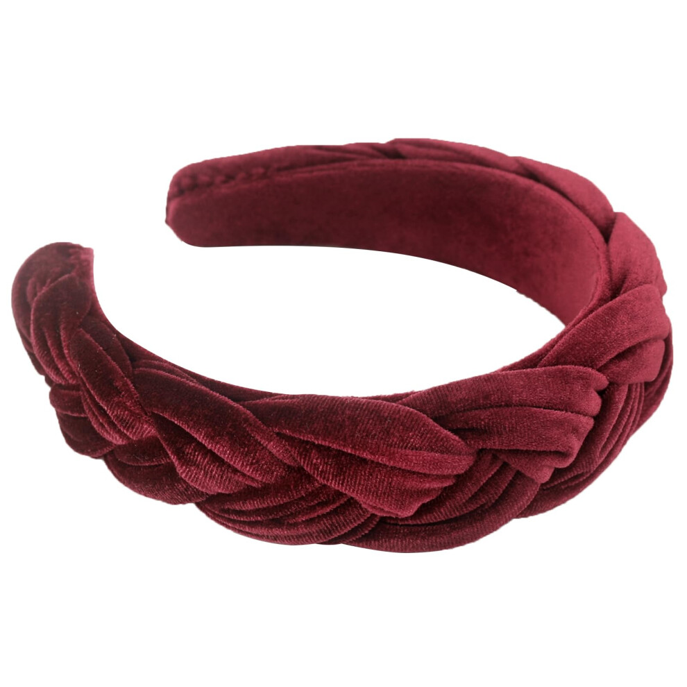 Dreshow Women's Not,Specified Velvet Braided Headband Hair Hoop Elastic Hair Bands Fashion Headbands For