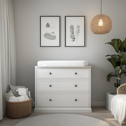 HESTIA HARDWARE 5 Pack | Matte Black Cabinet Knobs | 1.15 Inch (29mm) Kitchen and Bathroom Drawer Knobs 2