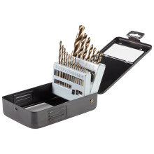 BOSCH GO21 21-delade blandade uppsttningar guldoxidborrar med medfljande fodral Standardskaftdiametrar fr allmnna applikationer i tr, plast,