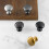 HESTIA HARDWARE 20 Pack | Oil Rubbed Bronze Cabinet Pulls And Knobs | Bronze Kitchen Knobs For Cabinets And Cabinet Knobs And Pulls | Round Oil Rubbed 4