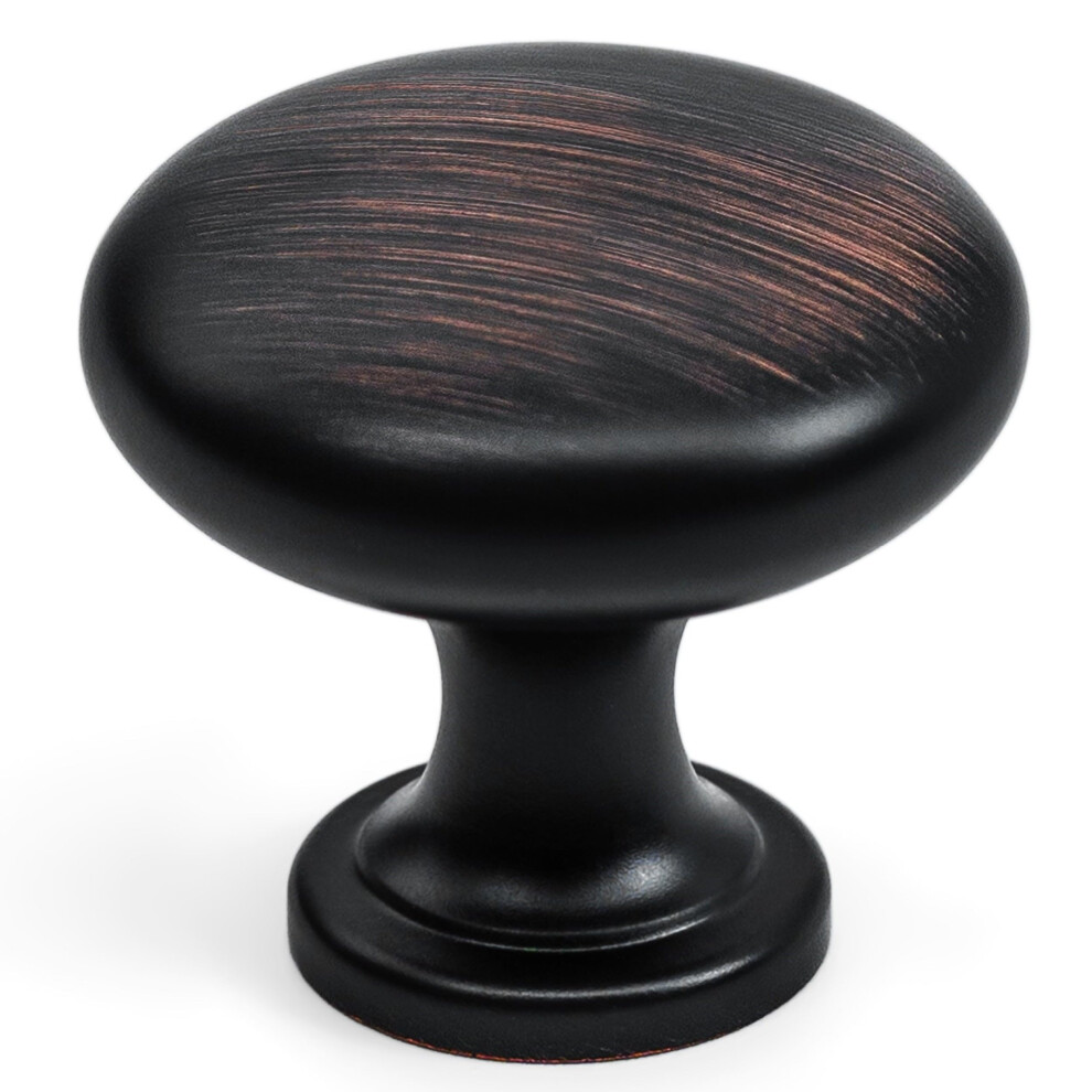 Hestia Hardware 20 Pack | Oil Rubbed Bronze Cabinet Pulls And Knobs | Bronze Kitchen Knobs For Cabinets And Cabinet Knobs And Pulls | Round Oil Rubbed 810039142493
