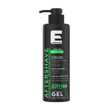 Elegance aftershavelotion voor mannen 500 ml Jupiter (groen) Echte scheerverlichting aftershave die uw huid hydrateert en revitaliseert (16,9 Oz Jupi