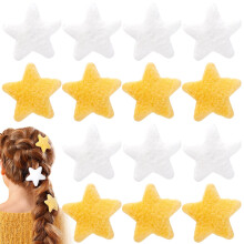 CustomyLife 14 kpl Fluffy Star Hiusklipsit Naisten Tytille Liukumaton Pehme Sumea otsatukka Ankannokka Clip Sweet Style Hair Barrettes Alligaattori