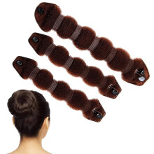 3db-os kszlet Magic Hair Styler Hajfnk Konty Gyuru Hajformz Haj Bundle Kszto Hajformz Kiegsztok Hajfon eszkz (1 nagy+2 Kicsi)