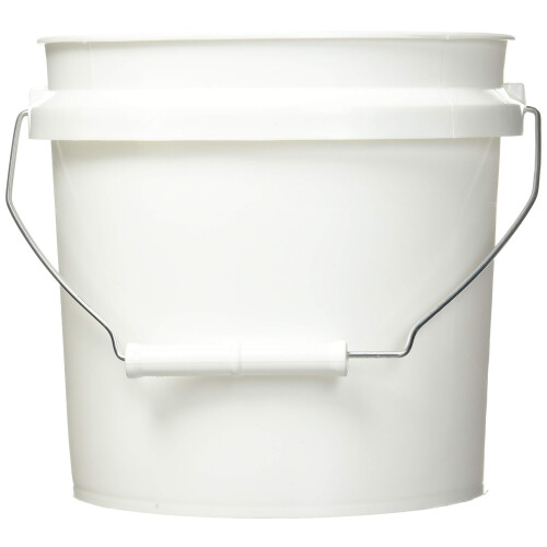 Leaktite 744456 1 gallon witte plastic emmer verf emmer/container