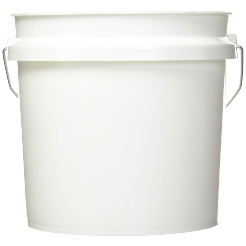 Leaktite 744456 1 gallon witte plastic emmer verf emmer/container 1