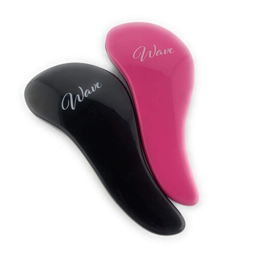 G.B.S Detangling Brush Pink Sort og Gr? Pakke med 4 1