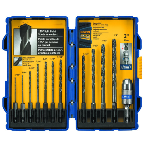 IRWIN Tools Black Oxide Hex Shank Drill Bit  5/64-Inch (4935643)