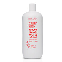 Alyssa Ashley Redberry Moisturizer na ruce a telo Telov mlko a krm na ruce pro eny s vun vanilky a pima Rychl vstrebvn 25,5 oz