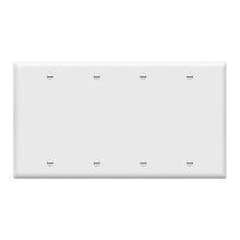 ENERLITES res eszkztakar fali lemez mrete 4-rszes 4,50"""" x 8,19"""" Trhetetlen polikarbont hore lgyul muanyag 8804-W fehr