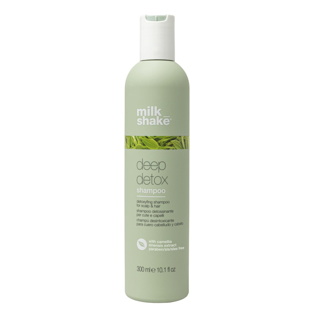 Milk Shake Green Milk_shake Deep Detox Shampoo -Nourishing Tea Extract With Signature Milk Proteins (10.1 Fl Oz / 300 Ml)