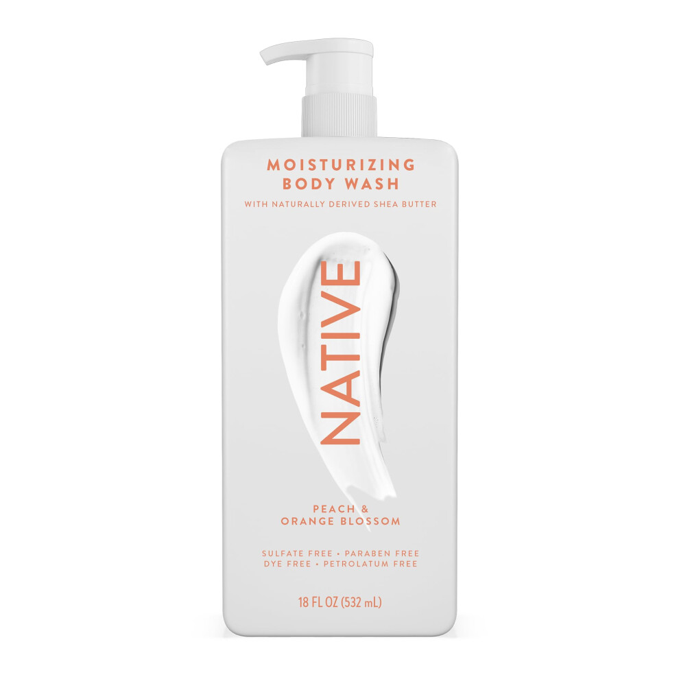 Native Moisturizing Body Wash Contains Naturally Derived Ingredients | For Women & Men  Sulfate  Dye  & Paraben Free Leaving Skin Soft and Hydrated |
