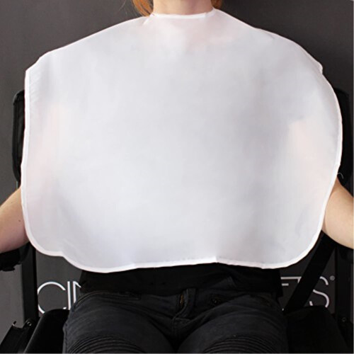 Cinema Secrets Pro Cosmetics Makeup Cape - biely