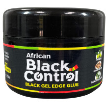 African Black Control Black Gel Edge Glue - 10 fl uncia (1 db-os csomag)