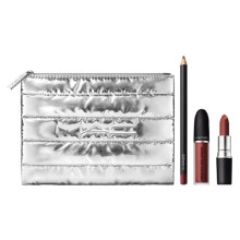 Kits MAC Powdered Snow Powder Kiss Lip Brown XMAS'23