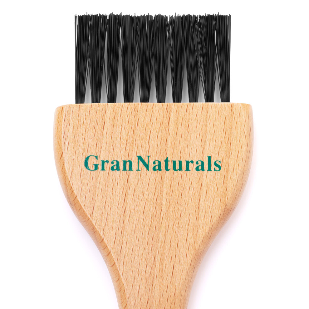 Grannaturals Hair Dye Brush - Hair Color Applicator- Hair Color Applicator With Natural Wood Handle & Nylon Bristles - Dyeing Brush For Precise Highli