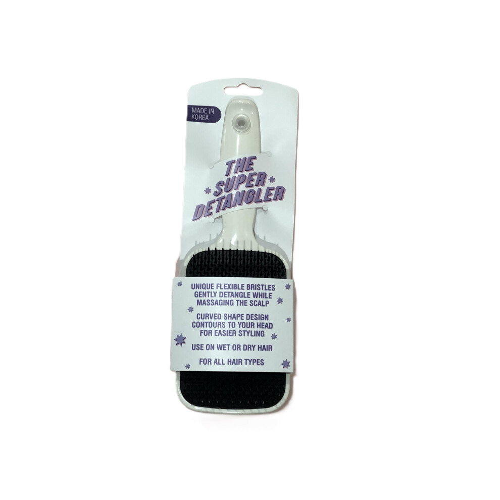 Swissco Black/White The Super Detangler Hair Brush By ( & Color Block)
