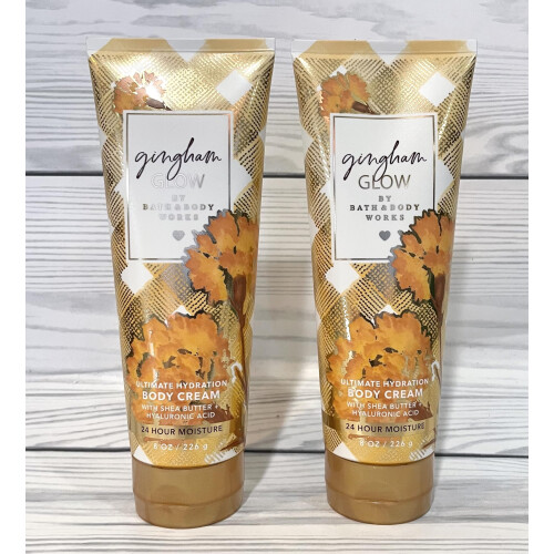 Bath & Body Works Bath & Body Works Gingham Glow Ultimate Hydration testkrém – 237 ml, 2 db 1