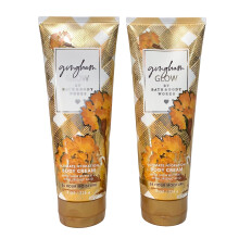 Bath & Body Works Gingham Glow Ultimate Hydration Body Cream 8 ounces verpakking van 2
