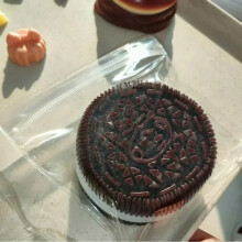 (BlackO) Silicone Big Sandwich Biscuits Handmade Stress Relief Squishy Toy Mochi Taba Squishy Toy