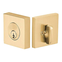 Emtek Hardware Deadbolt egyhengeres ngyzet alak tmr srgarz modern stlus C-kulcsnyls Modell: 8469 Szn: Szatn srgarz (US4)