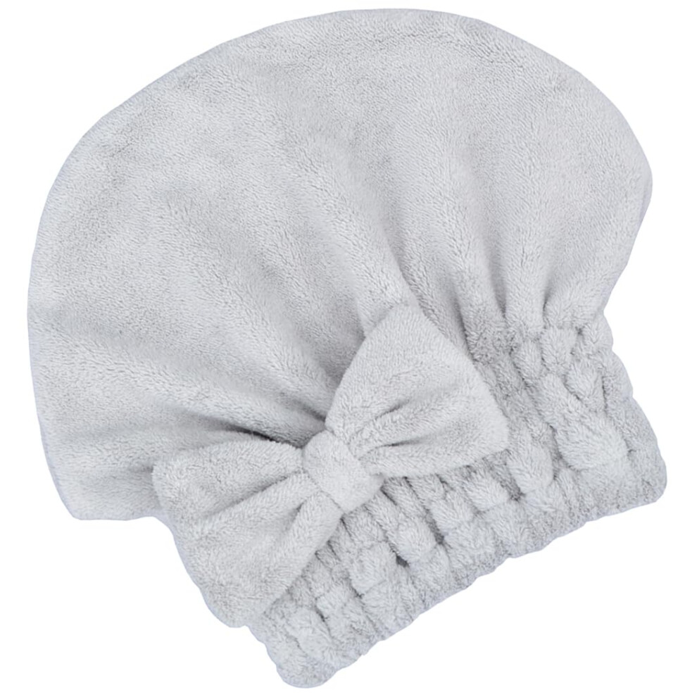 Mayouth Microfiber Hair Drying Towels For Kids Head Wrap With Bow-Knot Shower Cap Hair Turban Hairwrap Bath Cap For Curly Long & Wet Hair Gift For Lit