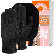 Sun Laboratories By Giesee Exfoliating Body Glove and Tan Removal Mitt Self Tan Remover Exfoliating Glove Deep Exfoliating Body Scrubber Tanning