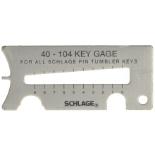Schlage 40-104 Key Gauge Gray