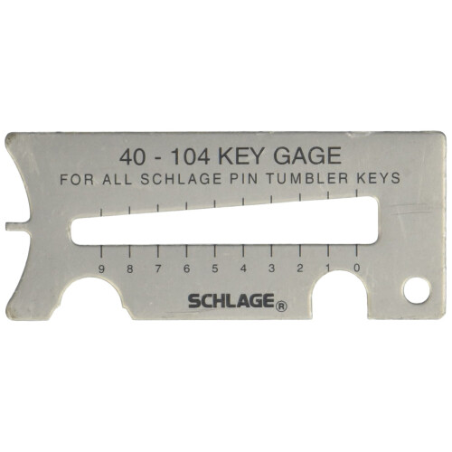 Schlage 40-104 Key Gauge Gray