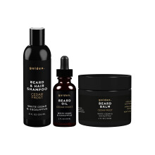 Golden Grooming Co. Everyday Beard Bundle - Teljes szakllpol kszlet | Tartalmazza a szakllolajos balzsamot s sampont (XL Cedar Frost)