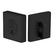 Emtek Hardware Deadbolt egyhengeres ngyzet alak tmr srgarz ajt vastagsg: 1-3/4 - 2-1/8 C-kulcsnyls Modell: 8469 Szn: lapos fekete (US19)