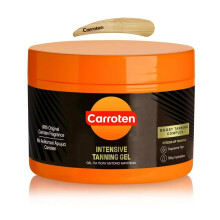 Carroten Gel Abbronzante Intensivo SPF0 + Spatola - Risultato Abbronzatura Eccezionale, Ricco e Istantaneo - con Olio di Sesamo ed Estratto di Ca