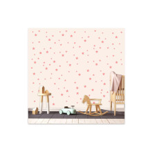 Fali matrick Baby Pink Stars for Kids Room 3-4-5centimter Mix 112 db Knnyen lehzhat Knnyen felragaszthat, biztonsgosan falra ragaszthat s f