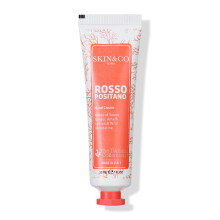 SKIN&CO Roma Rosso Positano Handcreme Noten von sem Ingwer, Amalfi-Zitrone und wilder Mandarine, hergestellt in Italien