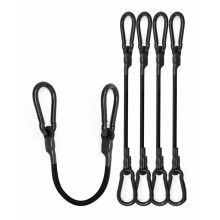 Cordons lastiques mousqueton trs rsistants de 60 pouces pour l'extrieur avec une rsistance la rupture maximale de 190 lb Sangles lastiq