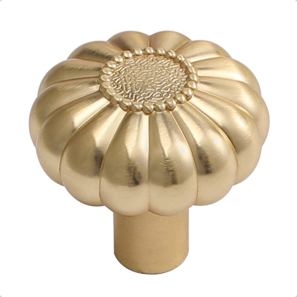 Jiasenbao Brushed Gold Cabinet Knobs 20 Pack Brass Drawer Pulls Kitchen Cupboard Bathroom Dresser Cabinet Hardware Handles Zinc Alloy 749877420176