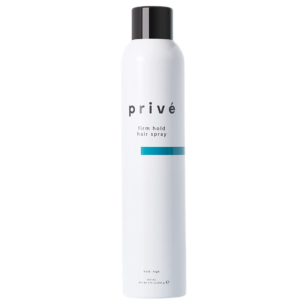 Prive Firm Hold Hairspray - Lock Your Look In Place With 12-Hour Lasting Hold (9.15 Fluid Ounces / 259 Milliliters)