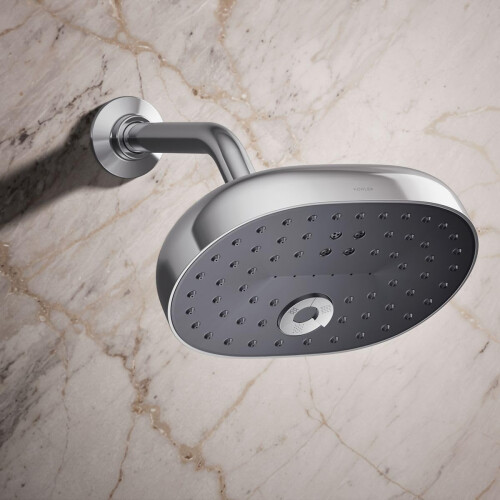 KOHLER 26290-CP Statement Three-Function SHOWERHEAD  Maximum Spray Performance with Mode Selector Buttons  Polished Chrome  2.5 GPM 1