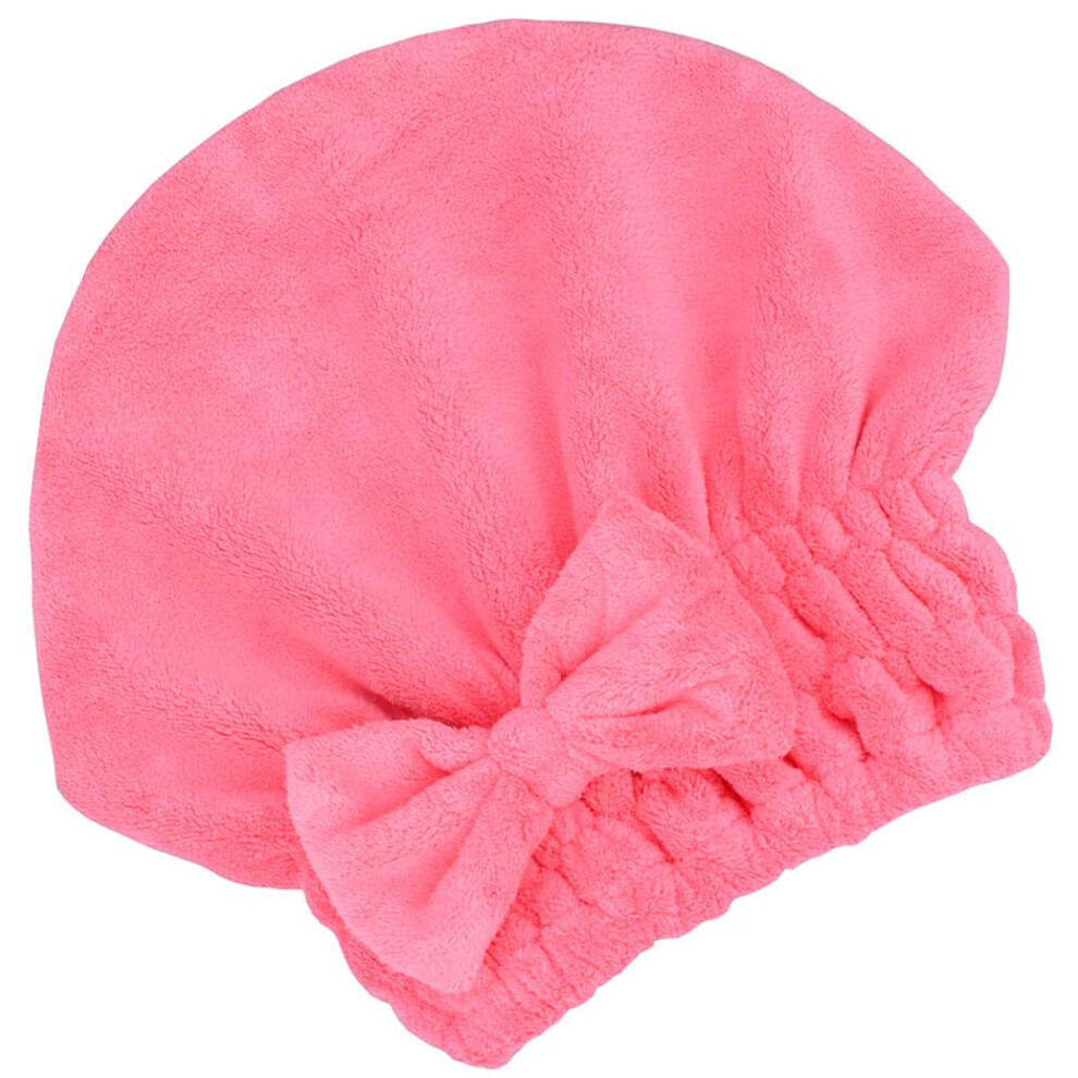 Mayouth Microfiber Hair Drying Towels For Kids Head Wrap With Bow-Knot Shower Cap Hair Turban Hairwrap Bath Cap For Curly Long & Wet Hair Gift For Lit