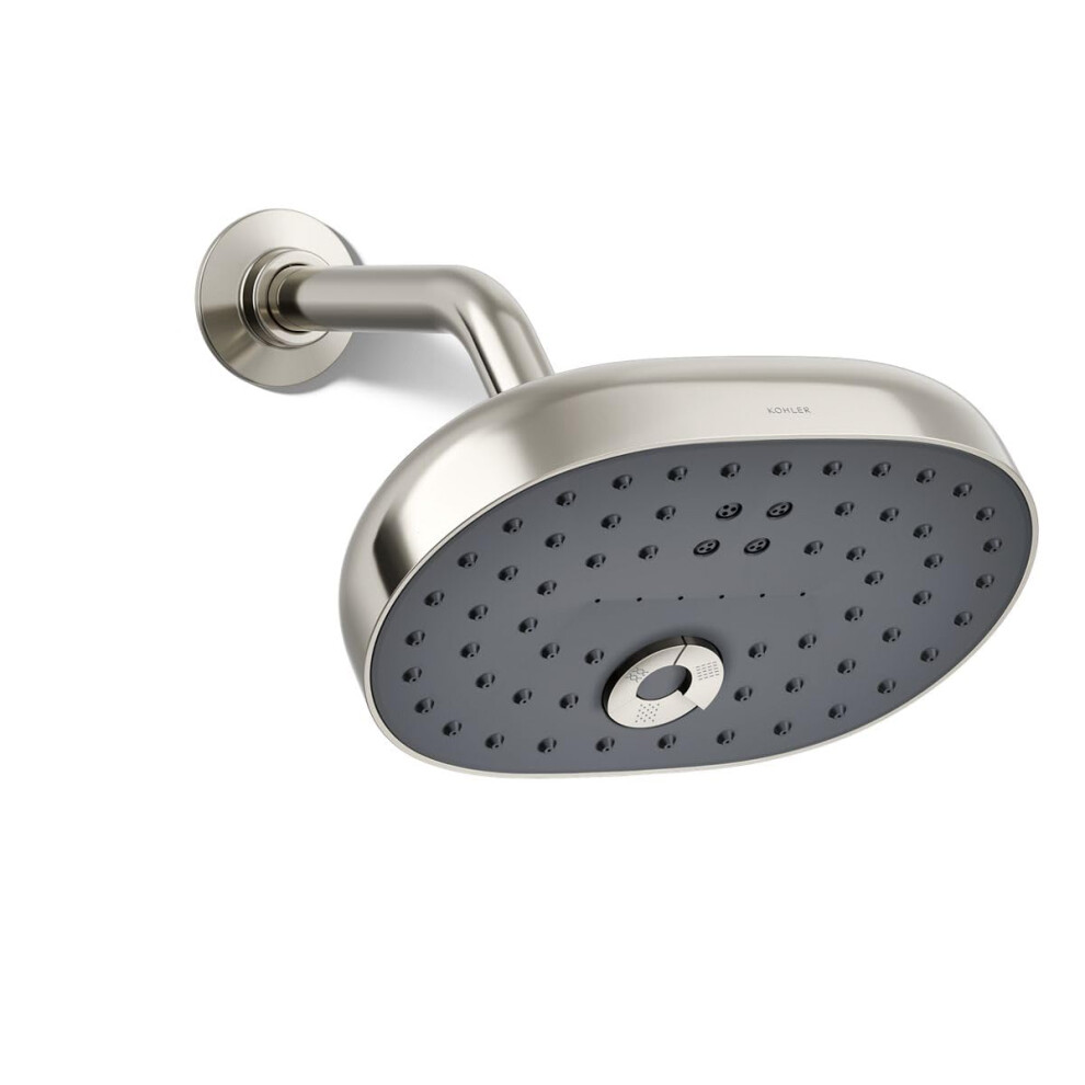 KOHLER 26290-SN Statement Three-Function SHOWERHEAD  Maximum Spray Performance with Mode Selector Buttons  Vibrant Polished Nickel  2.5 GPM-image-OPC-PGFP5PR-NEW