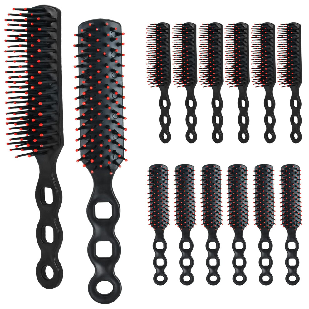 Elesunory Lot de 30 brosses    cheveux jetables antistatiques d  m  lantes pour h  tel, maison de retraite, sans-abri, noires, 17,8 x 2 cm