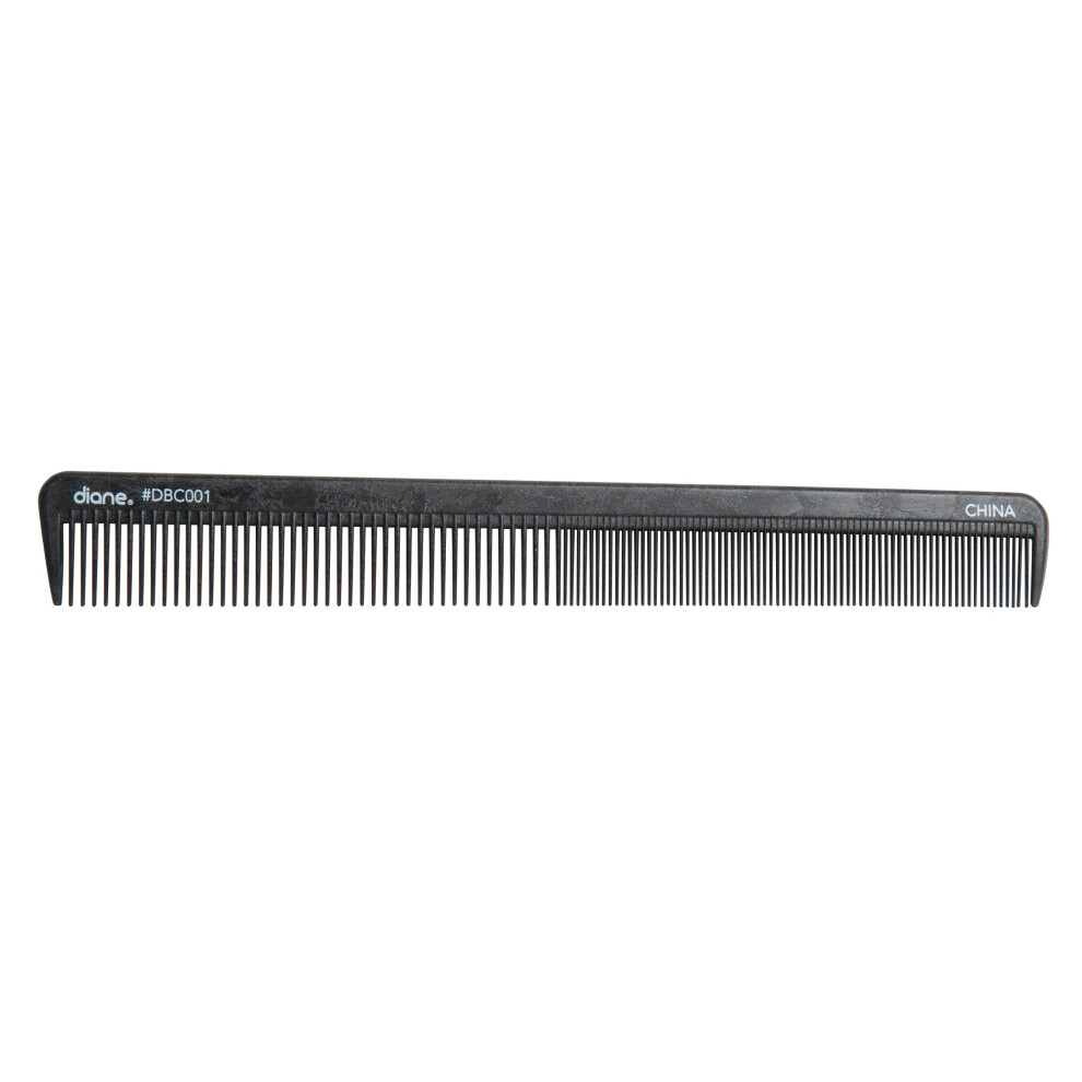 Diane Silicone Cutting Comb Black 8.5""""