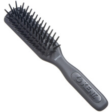 Kent AH10G Airhedz Pro Narrow Pin Hair Brush Narrow Cushion Paddle Brush - Taming Fat Pins, Detangling Long Thick and Curly Hair, Scalp Massager and G