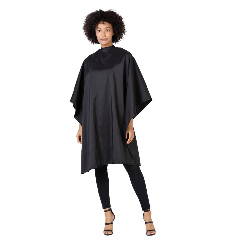 Betty Dain Shimmer Cutting/Styling Cape Lightweight Iridescent Nylon Snaps Adjust Up To 22 Inch Neck Closure Water Resistant 54 Inches Wide X 62 I