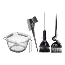 Rød af Kiss Hair Coloring Kit Hair Bleach Set - Mixing Bowl & Dye Brush (3pcs)