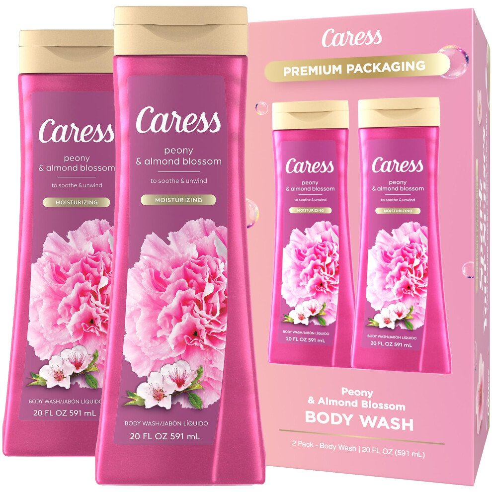 Caress Gel Douche Hydratant à La Pivoine Et à La Fleur D'amandier Pour Une Peau FraîChe Et Lisse. Savon Pour Le Corps Pour Apaiser Et DéTendre 20-image