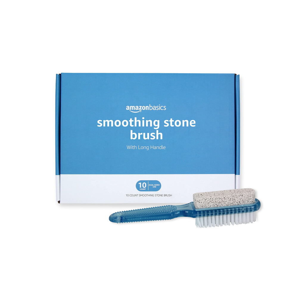 Amazon Basics Smoothing Stone with Handle  10 Count  blue/white