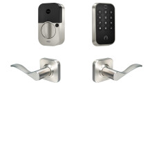 Yale Assure Lock 2 Keypad with Bluetooth and Norwood Lever in Satin Nickel