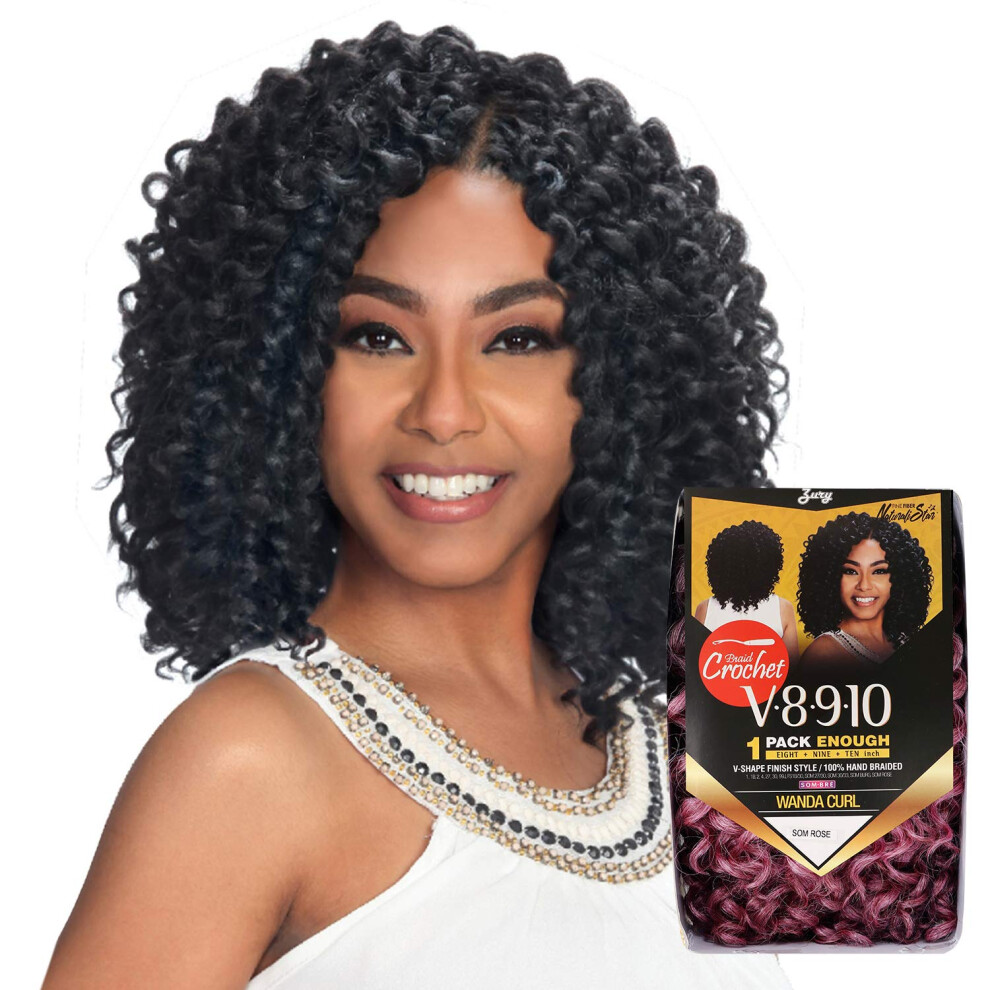 Zury Unisex Royal Crochet Braids V8.9.10 Wanda Curl (1Pack Enough) (1)